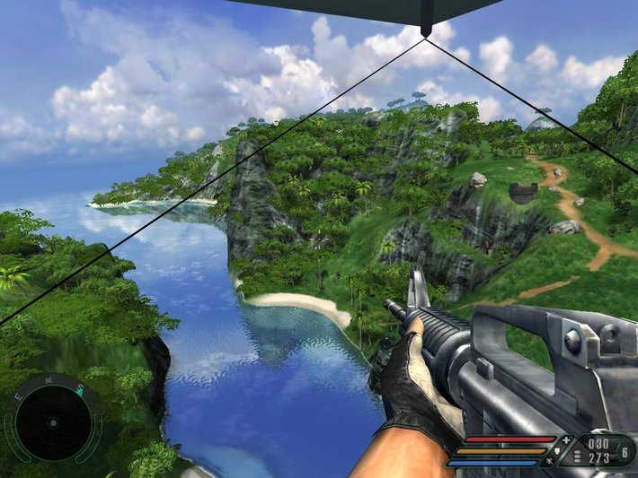 Far Cry 1 Hang Glider Mission 4
