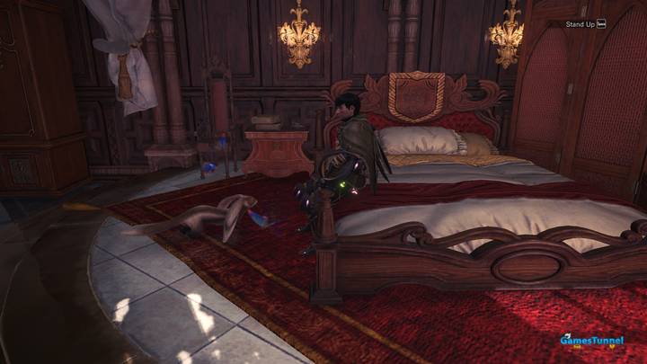Tale of The Five Book Near Bed in Private Suite [MHW]